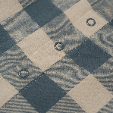 organic zoo オーガニックズー Fog Blue Gingham  Onesie 19FGHSIE