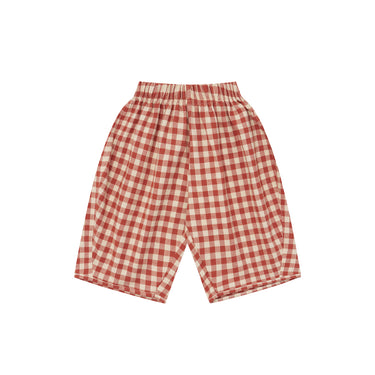 organic zoo オーガニックズー Paprika Gingham Barrel Pants 19PKGHBP
