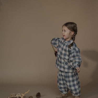 organic zoo オーガニックズー Fog Blue Gingham Lodge Pants 19FGHLP