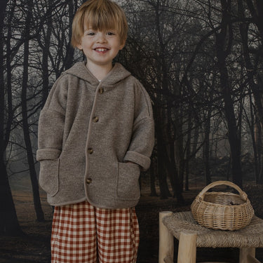 organic zoo オーガニックズー Paprika Gingham Barrel Pants 19PKGHBP