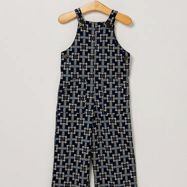 ★WINTER Collection★DROP1★Misha & Puff ミーシャアンドパフ OVERALL MOONLIGHT RAILROAD FLORAL K3166W26-2BD