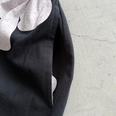 ★入荷済み★2026AW★UNIONINI ユニオニーニ teddy pattern big pants black PT-101