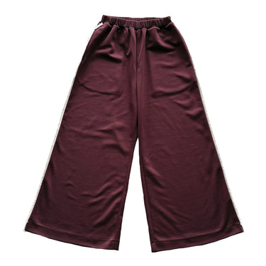 ★9-10月入荷予定ご予約★2026AW★UNIONINI ユニオニーニ fringe long pants burgundy PT-120