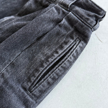 ★入荷済み★2026AW★UNIONINI ユニオニーニ tuck big jeans black PT-130