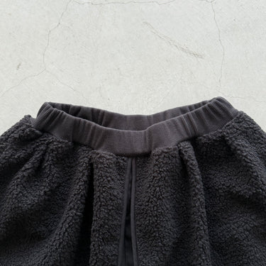 ★9-10月入荷予定ご予約★2026AW★UNIONINI ユニオニーニ poodle short pants black PT-132