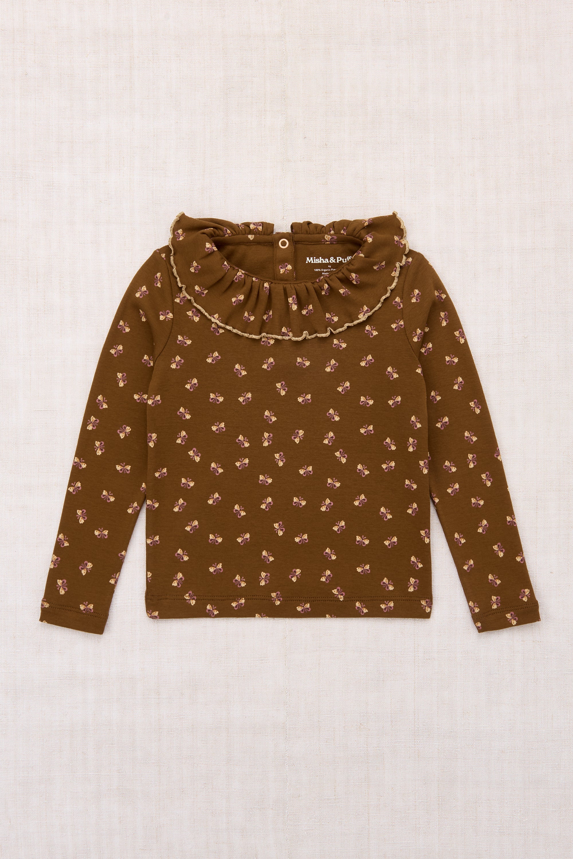 ミーシャアンドパフ　パロマトップス　4Y 未使用 Misha & Puff ミーシャアンドパフ 正規取扱 | ハンドニット キッズ服