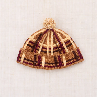 ★DROP2★2026AW★Misha & Puff ミーシャアンドパフ PLAID CAP ROSE GOLD K1438F26-680