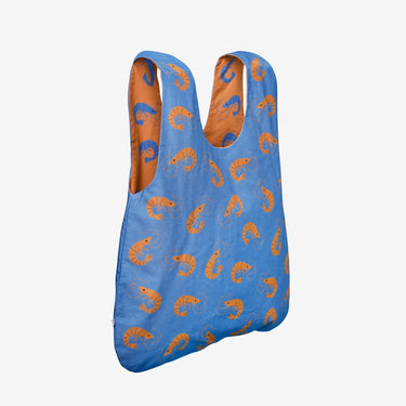 Donfisher ドンフィッシャー Prawn bag Blue Shopping bag ショッピングバッグ
