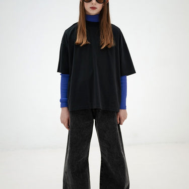 ★DROP1★2026AW★Repose AMS リポーズ tee shirt moonless night black AW26-61