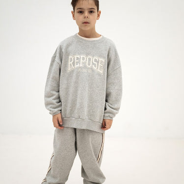 ★DROP1★2026AW★Repose AMS リポーズ Cozydrop sweater light mixed grey AW26-19