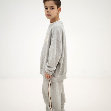 ★DROP1★2026AW★Repose AMS リポーズ Cozydrop sweater light mixed grey AW26-19