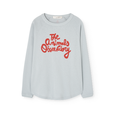 ★2026SS★The Animals Observatory Anteater KID Long Sleeve T-Shirt BLUE S26010_154_FE