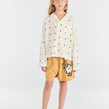 ★2026SS★The Animals Observatory Mole KID Bermuda Shorts CAMEL S26024_035_BJ