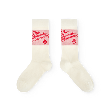 ★2026SS★The Animals Observatory Snail Socks RED S26078_307_ZZ