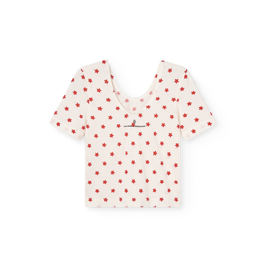 ★2026SS★The Animals Observatory Crayfish KID Top RAW WHITE S26189_221_AR
