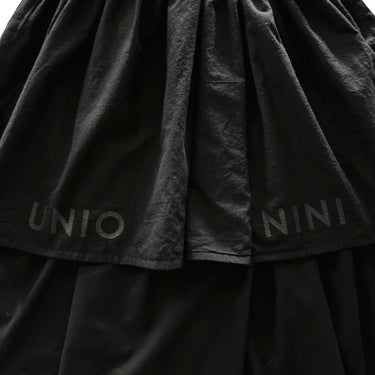 ★入荷済み★2026SS★UNIONINI ユニオニーニ swallowtail skirt black SK-103