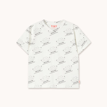 ★DROP2★2026SS★tinycottons タイニーコットンズ Tiny & Tiny Knitted Tee off-white SS26-008
