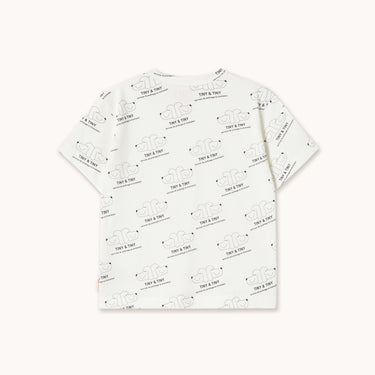 ★DROP2★2026SS★tinycottons タイニーコットンズ Tiny & Tiny Knitted Tee off-white SS26-008