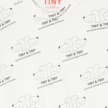 ★DROP2★2026SS★tinycottons タイニーコットンズ Tiny & Tiny Knitted Tee off-white SS26-008