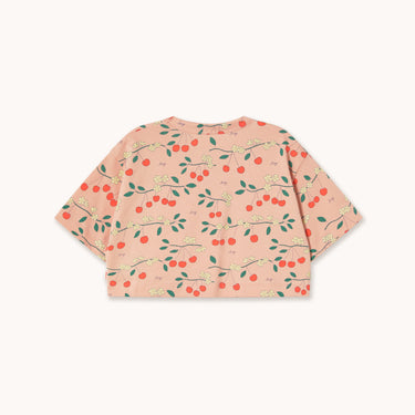 ★DROP2★2026SS★tinycottons タイニーコットンズ Cherry Trees Crop Tee wild rose SS26-010