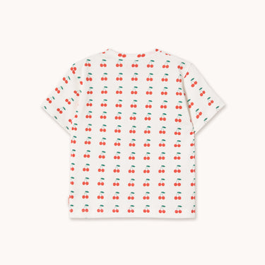 ★DROP1★2026SS★tinycottons タイニーコットンズ Cherries Knitted Tee off-white SS26-018