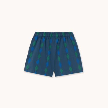 ★DROP2★2026SS★tinycottons タイニーコットンズ Diamonds Knitted Shorts light navy SS26-023