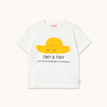 ★DROP1★2026SS★tinycottons タイニーコットンズ Tiny Hat Graphic Tee off-white SS26-036