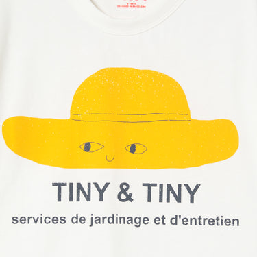 ★DROP1★2026SS★tinycottons タイニーコットンズ Tiny Hat Graphic Tee off-white SS26-036
