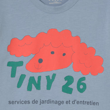 ★DROP1★2026SS★tinycottons タイニーコットンズ Red Dog Graphic Tee grey SS26-040