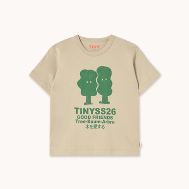 ★DROP1★2026SS★tinycottons タイニーコットンズ Trees Graphic Tee dark vanilla SS26-042
