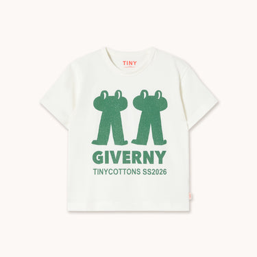 ★DROP1★2026SS★tinycottons タイニーコットンズ Frog & Frog Graphic Tee off-white SS26-043