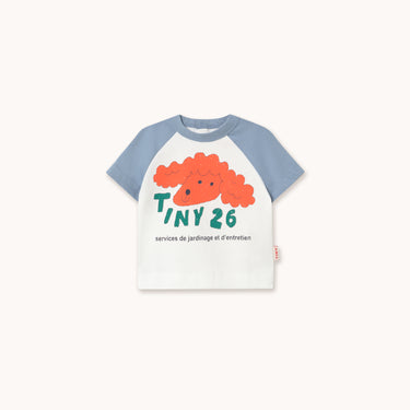 ★DROP1★2026SS★tinycottons タイニーコットンズ Red Dog Graphic Baby Tee off-white SS26-050