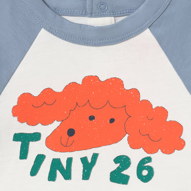 ★DROP1★2026SS★tinycottons タイニーコットンズ Red Dog Graphic Baby Tee off-white SS26-050