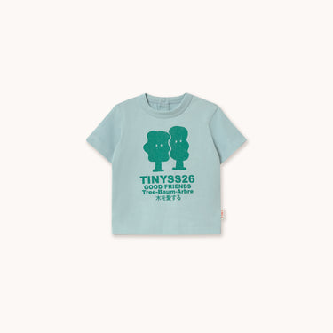 ★DROP1★2026SS★tinycottons タイニーコットンズ Trees Graphic Baby Tee warm grey SS26-054
