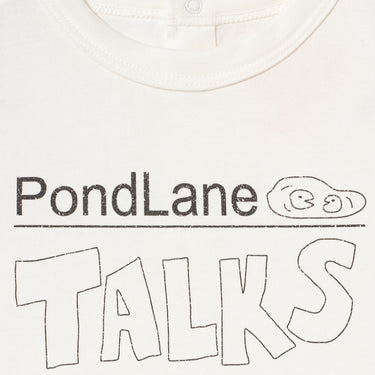 ★DROP1★2026SS★tinycottons タイニーコットンズ Pondlane Graphic Baby Tee off-white SS26-057