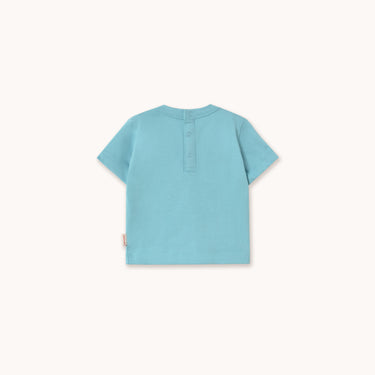 ★DROP1★2026SS★tinycottons タイニーコットンズ Tiny Dog Graphic Baby Tee light cyan SS26-065