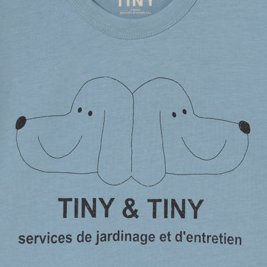 ★DROP1★2026SS★tinycottons タイニーコットンズ Tiny & Tiny Black Graphic Tee grey SS26-087