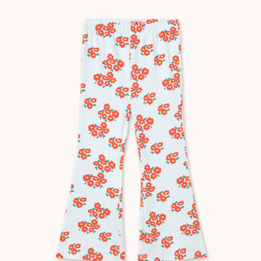 ★DROP2★2026SS★tinycottons タイニーコットンズ Blossoms Rib Pant ice blue SS26-092