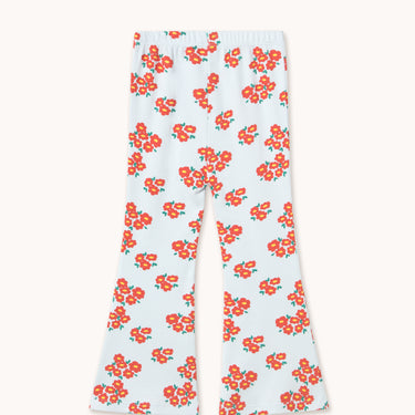 ★DROP2★2026SS★tinycottons タイニーコットンズ Blossoms Rib Pant ice blue SS26-092