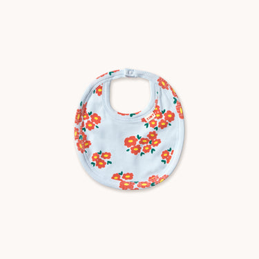 ★DROP2★2026SS★tinycottons タイニーコットンズ Blossoms Rib Bib ice blue SS26-097