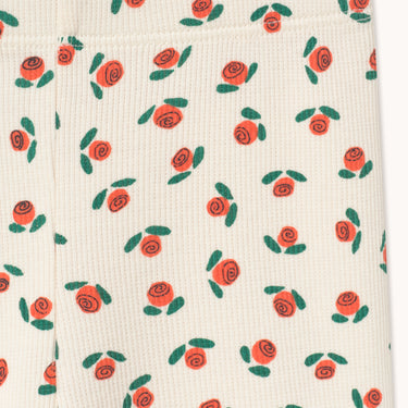 ★DROP2★2026SS★tinycottons タイニーコットンズ Tiny Roses Rib Baby Pant off-white SS26-103