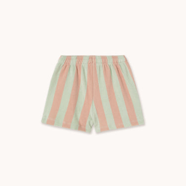 ★DROP2★2026SS★tinycottons タイニーコットンズ Stripes Towel Shorts wild rose SS26-190