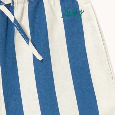 ★DROP2★2026SS★tinycottons タイニーコットンズ Light Navy Stripes Shorts light navy SS26-226