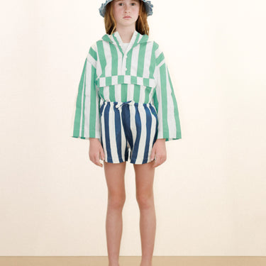 ★DROP2★2026SS★tinycottons タイニーコットンズ Light Navy Stripes Shorts light navy SS26-226