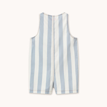 ★DROP2★2026SS★tinycottons タイニーコットンズ Stripes Twill Short One-Piece washed blue SS26-304