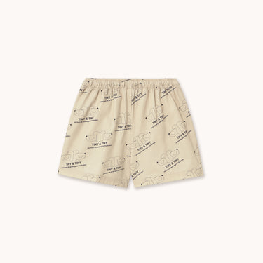★DROP1★2026SS★tinycottons タイニーコットンズ Tiny & Tiny Twill Shorts dark vanilla SS26-309