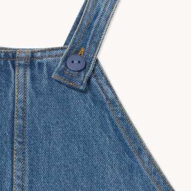 ★DROP1★2026SS★tinycottons タイニーコットンズ Tiny Denim Dungaree Baby medium wash denim SS26-350