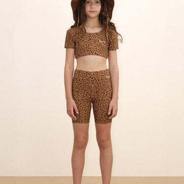 ★DROP2★2026SS★tinycottons タイニーコットンズ Mini Animal Print Bucket Hat light brown SS26-437