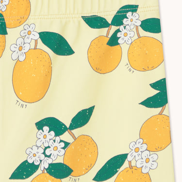 ★DROP2★2026SS★tinycottons タイニーコットンズ Oranges Biker Leggings pastel yellow SS26-463