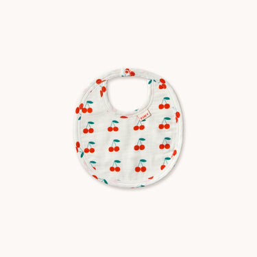 ★DROP2★2026SS★tinycottons タイニーコットンズ Cherries Bib off-white SS26-485